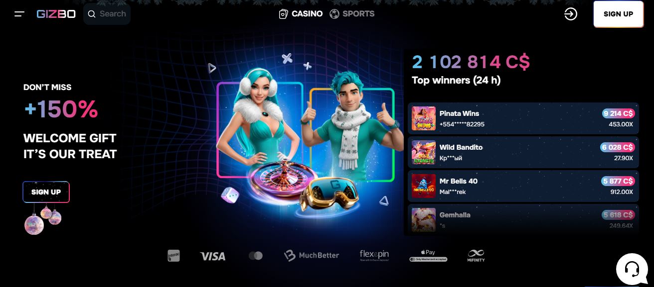 Bilder Gizbo Casino